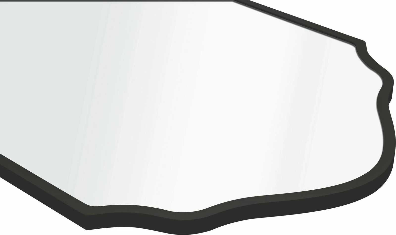 Pasqyrë dekorative, Skye Decor, Starlit, 30x45cm, e zezë