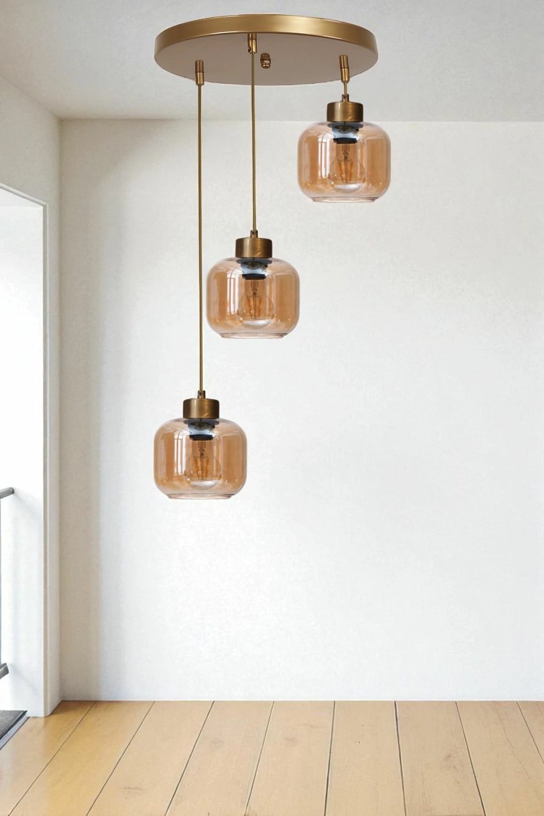 Llambë tavani Opviq, ngjyrë mjaltë dhe ari, 9060-3