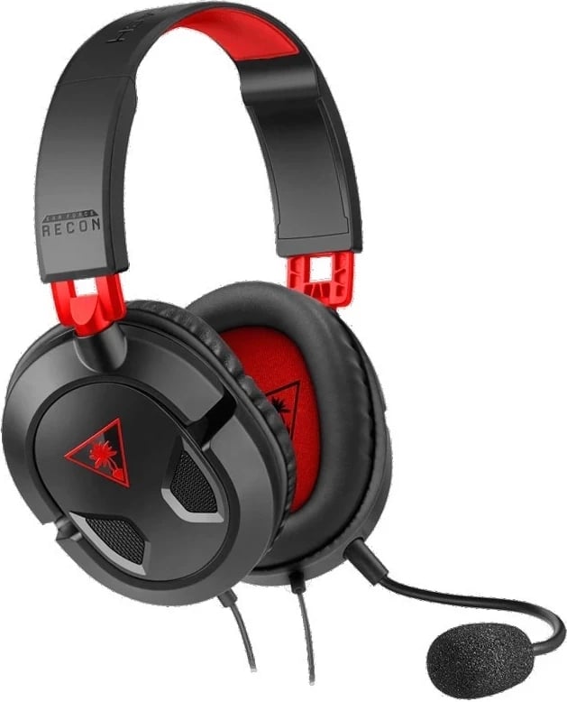 Kufje Turtle Beach Recon 50, të zeza me të kuqe për PC