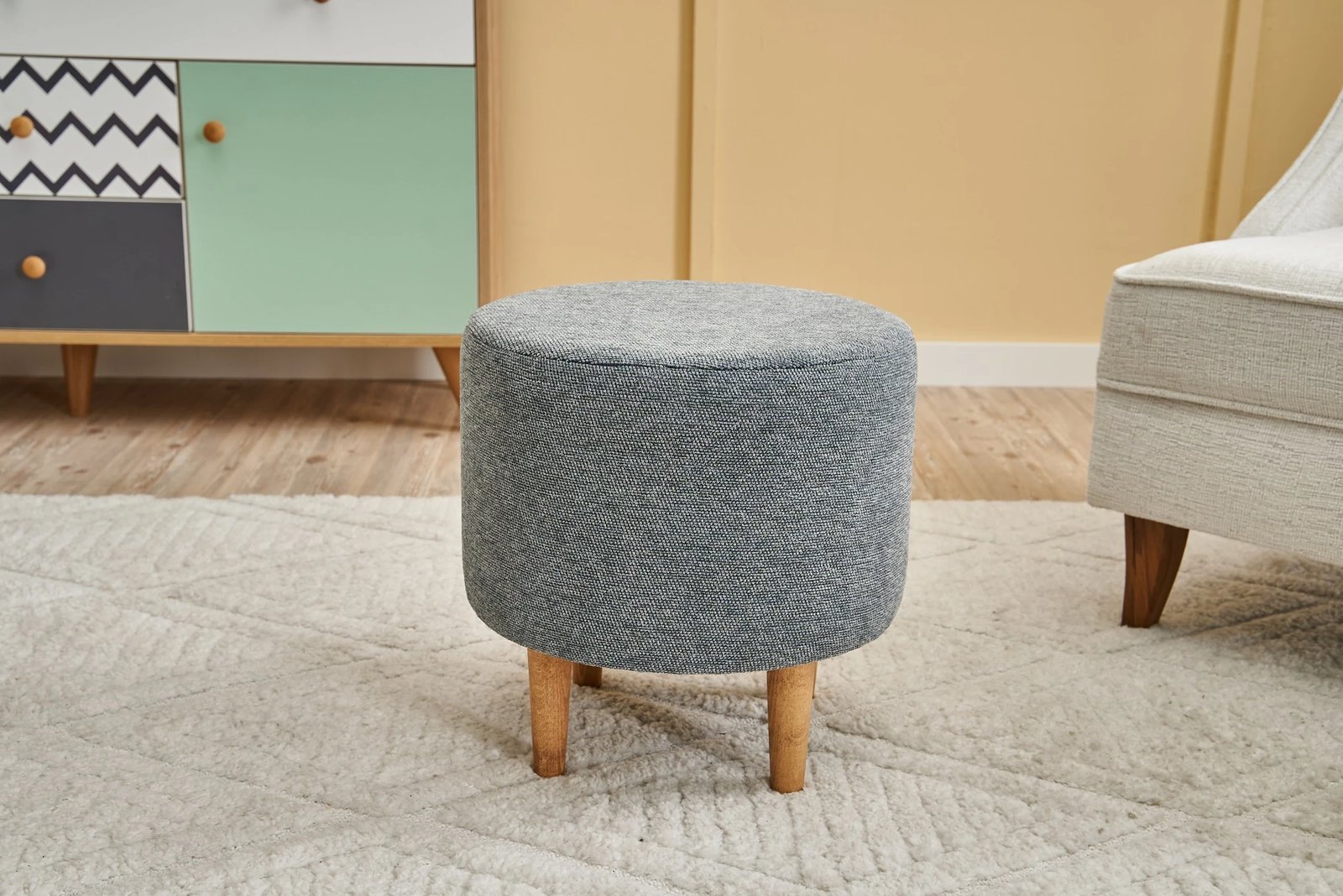 Puf gri Atelier del Sofa, Findik Gabban 14