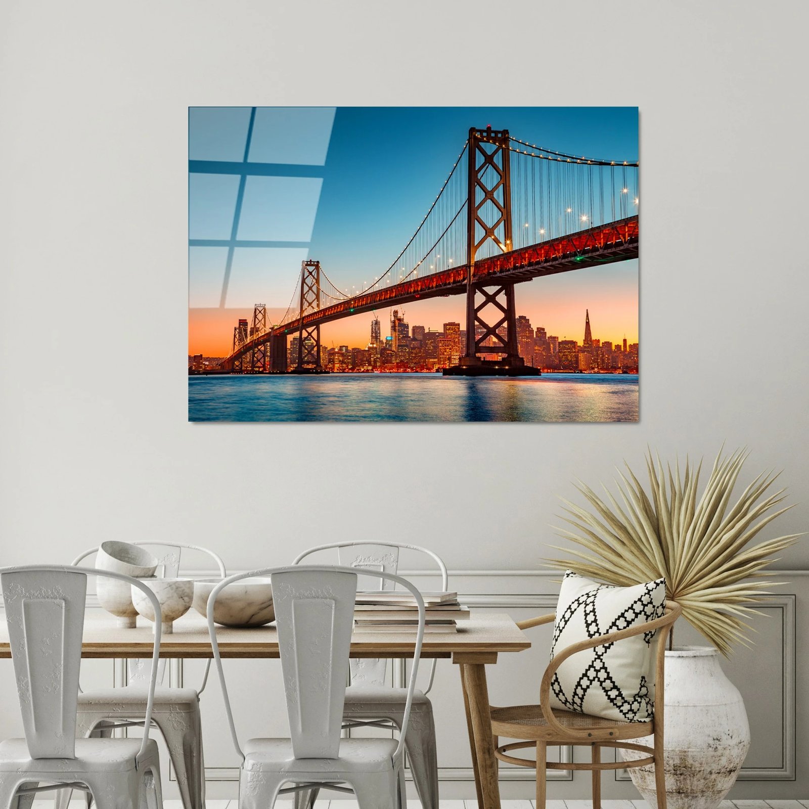 Pikturë dekorative prej xhami të temperuar, Wallity UV-170, shumëngjyrëshe, 70x100cm