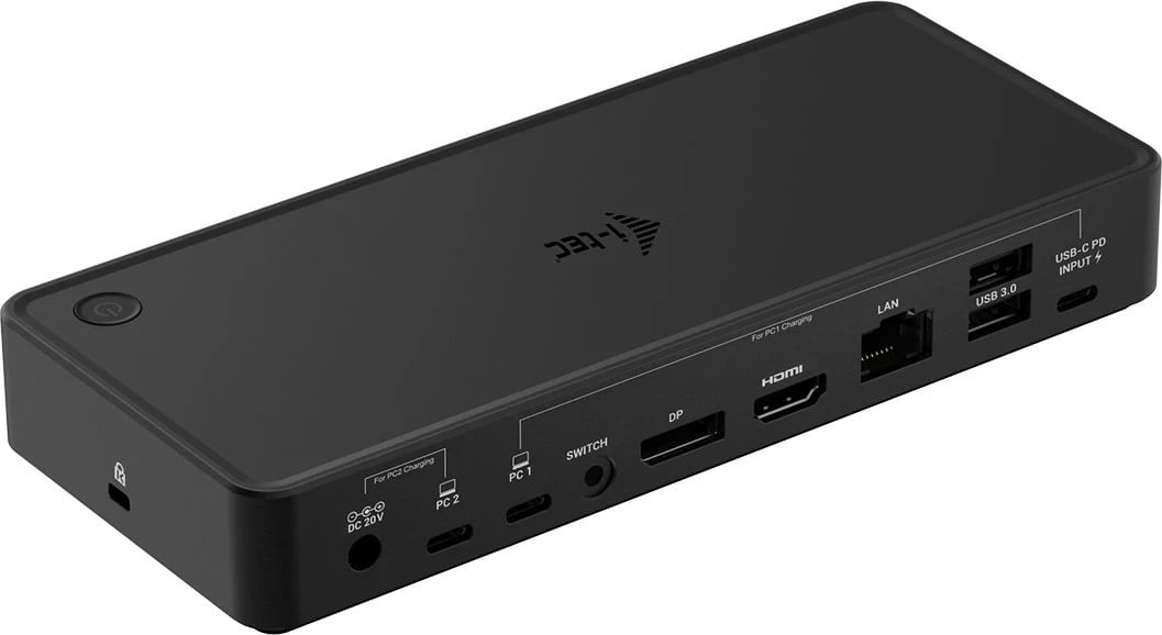 Docking station i-tec USB-C/Thunderbolt KVM Dual Display + Power Delivery 65/100W