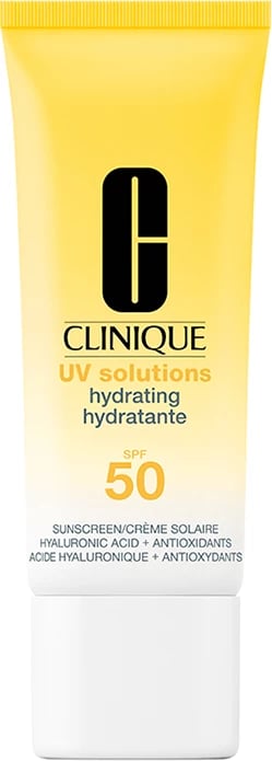 Krem dielli për fytyrë për femra Clinique UV Solutions Hydrating Sunscreen SPF50, 40ml