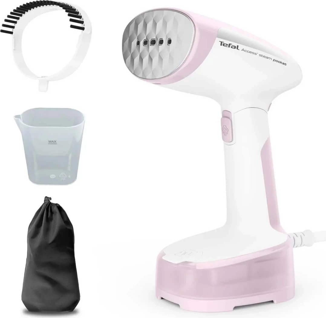 Hekur me avull për rroba Tefal DT3050, 1300 W, 0.12 L, Rozë/Bardhë