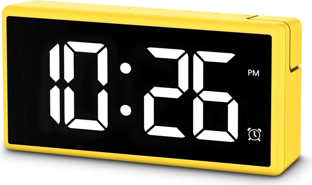 Orë alarmi elektronike Hama Ibiza 222210, digjitale, port USB, e verdhë