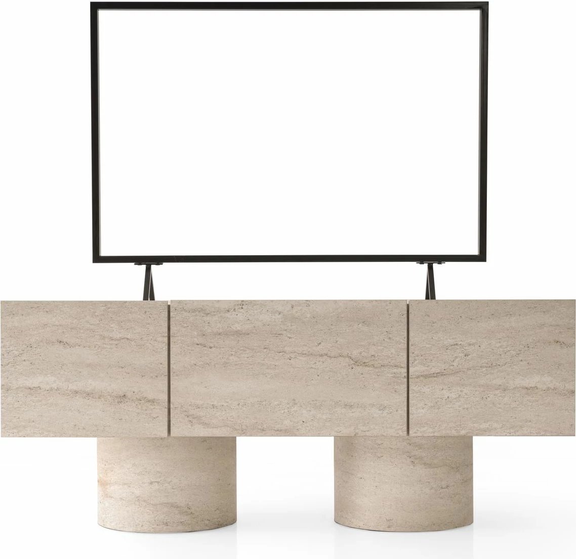Komodë për TV, ngjyrë travertine, Skye Decor, 150x87x42 cm