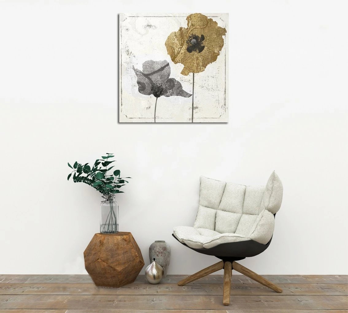 Pikturë dekorative në kanavacë, Wallity KC142, shumëngjyrëshe, 45x45cm