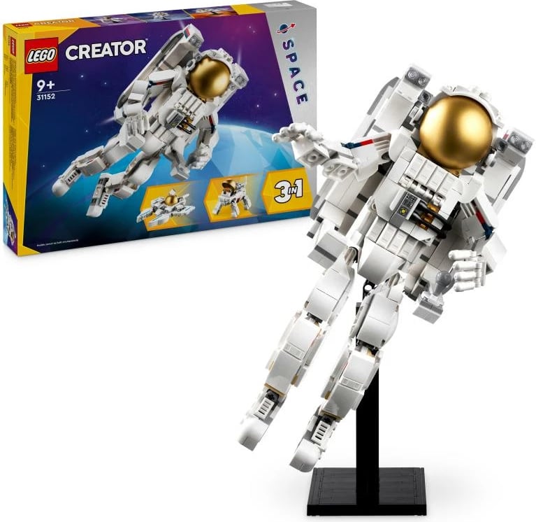 set ndërtimi LEGO Creator 31152 Astronaut në Hapësirë 3‑në‑1, 9+
