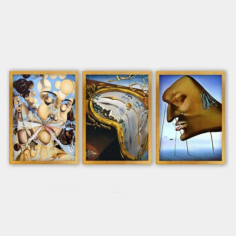 Pikturë dekorative me kornizë (3 copë), Wallity, 3AC_UN54434_3545