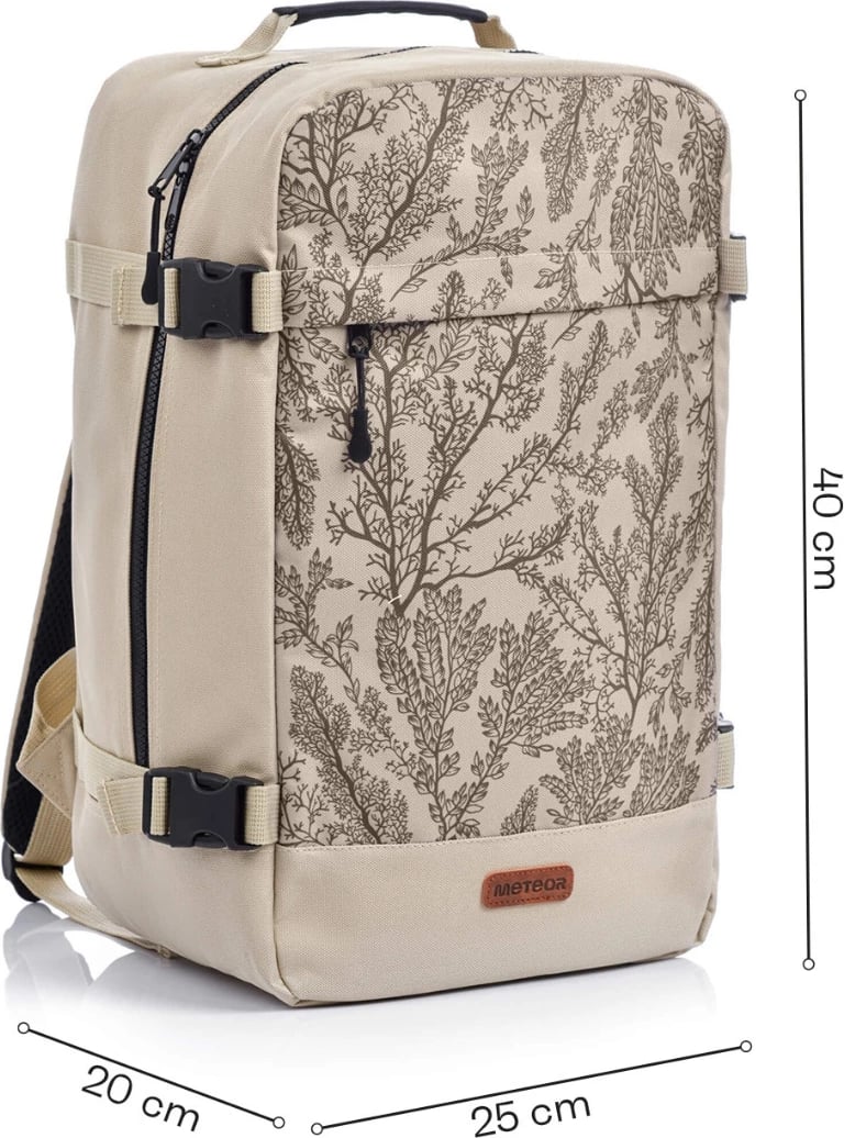 Çantë shpine Meteor unisex, bezhë