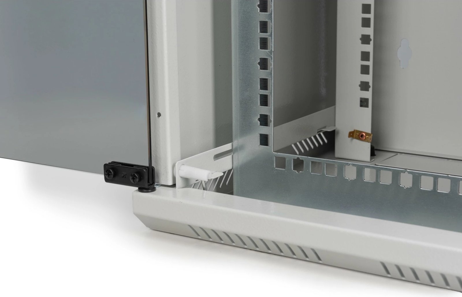 Kasë muri Digitus 10U, 25.4cm (10"), xham, gri