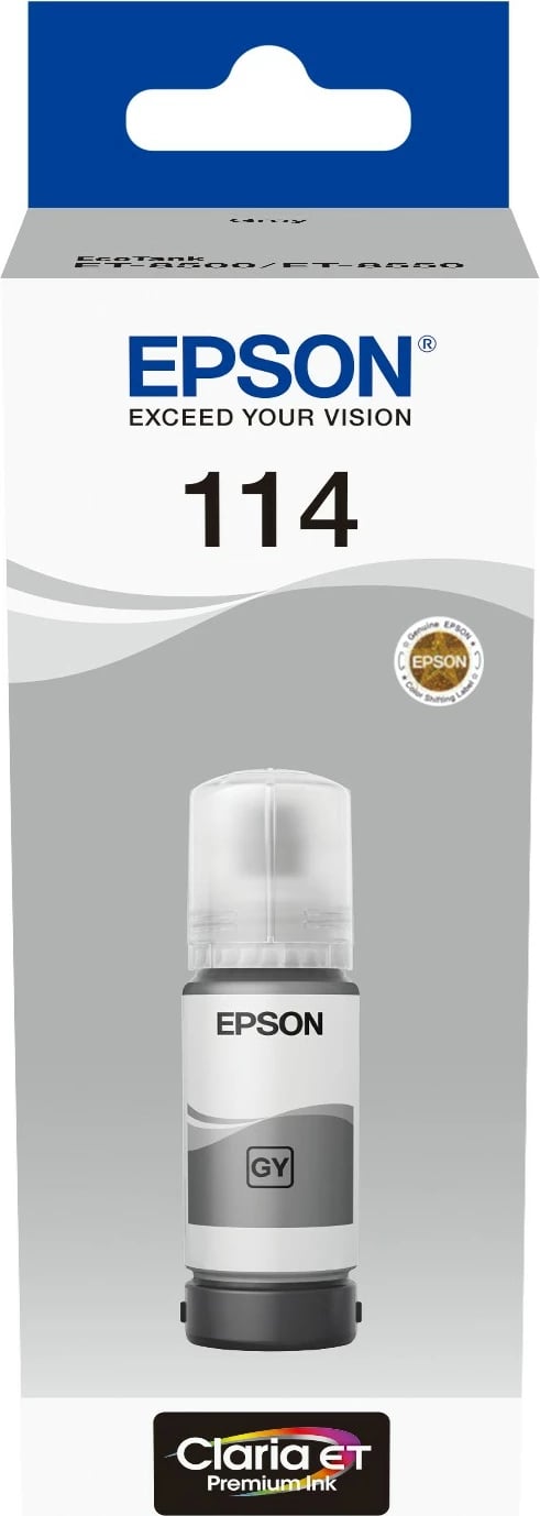 Toner Epson 114, EcoTank ET-8550 ET-8500, 70 ml, Gri