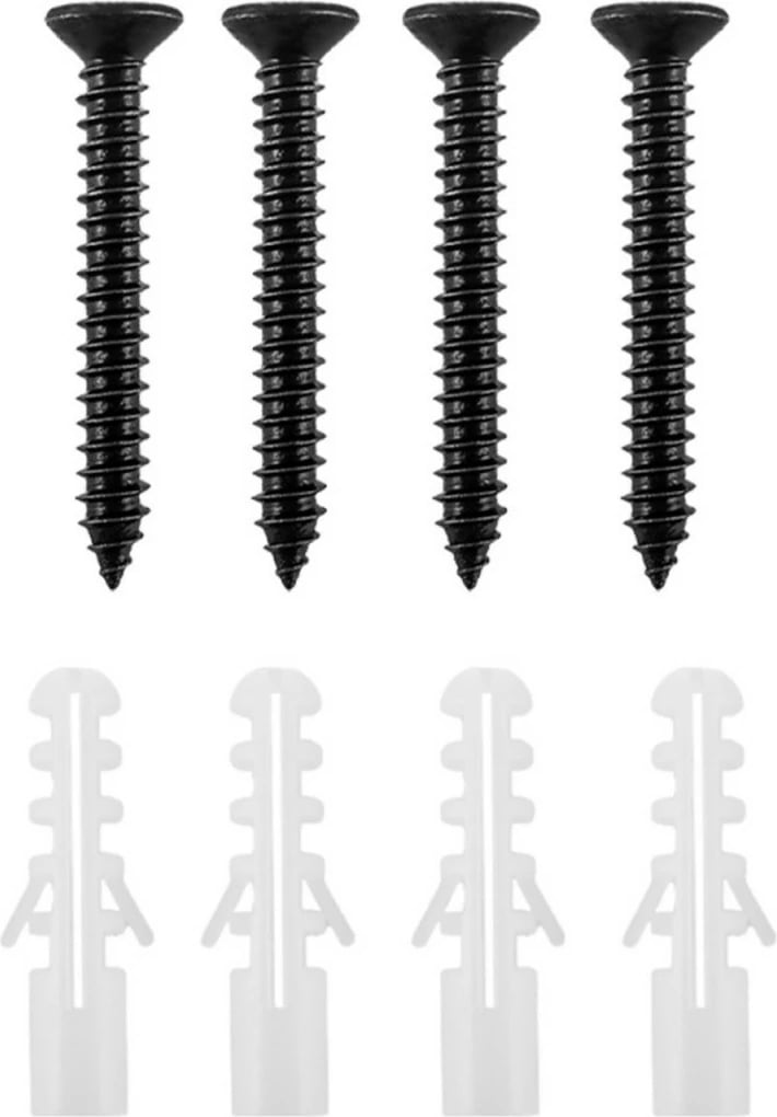 Mbajtëse muri për goma/rrota Maclean MC-488, set 2 copë, Çelik, e zezë