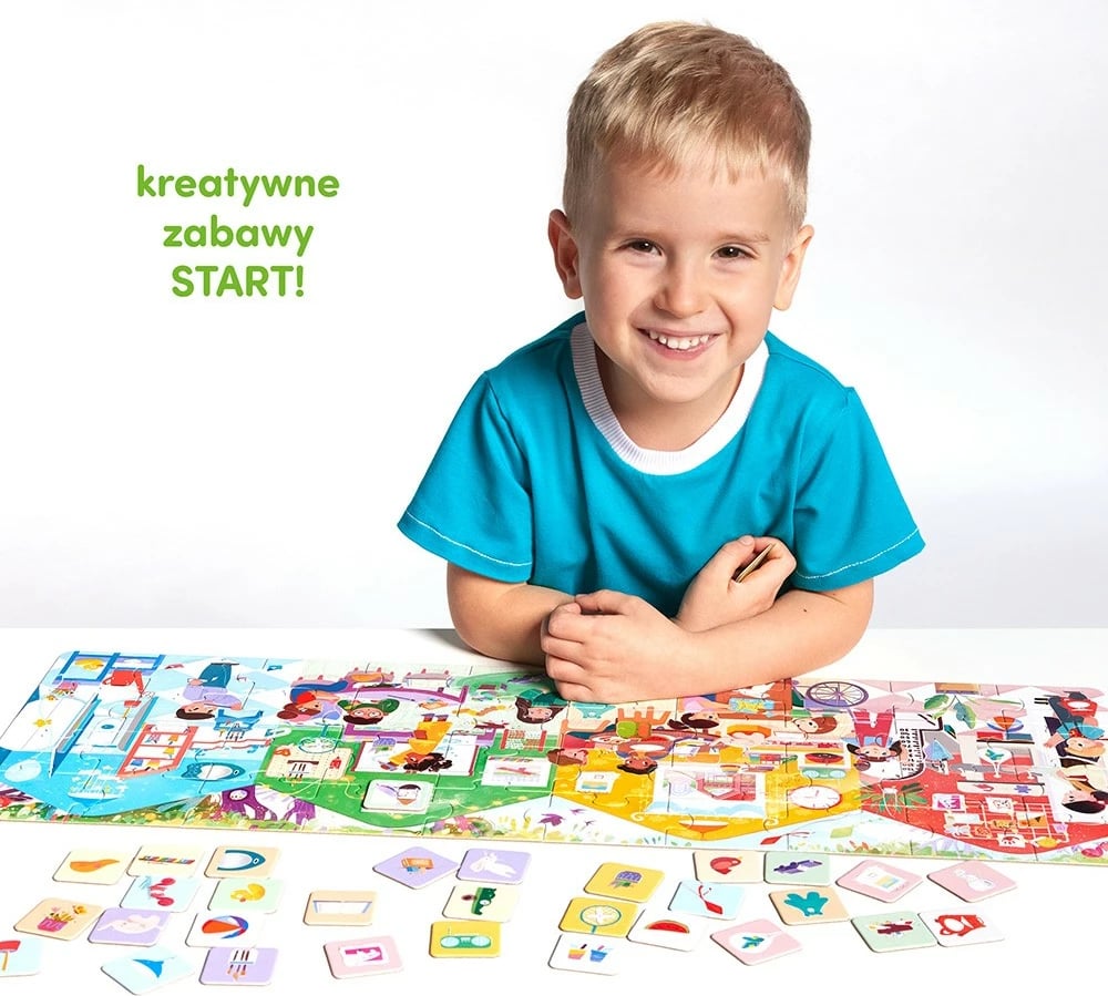Puzzle edukativ CzuCzu 4027, 40 pjesë, për fëmijë, shumëngjyrësh, set