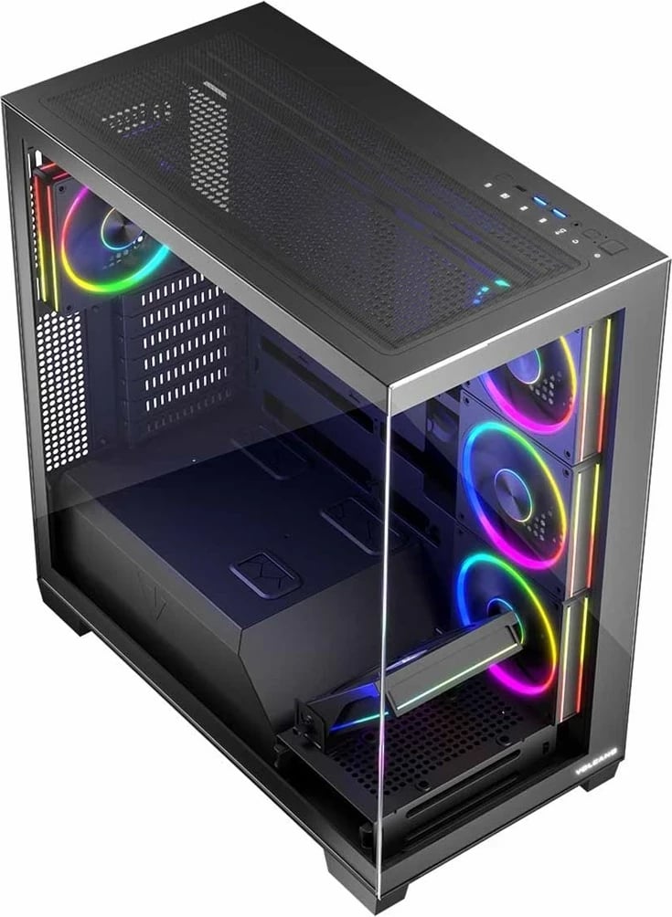 Kasë MODECOM VOLCANO STELLAR ARGB MIDI 5F, e zezë Kasë MODECOM VOLCANO STELLAR ARGB MIDI 5F, e zezë