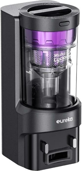 Robot pastrues EUREKA E10s me stacion vetë-shkarkues, 5200mAh, 4000Pa, i zi