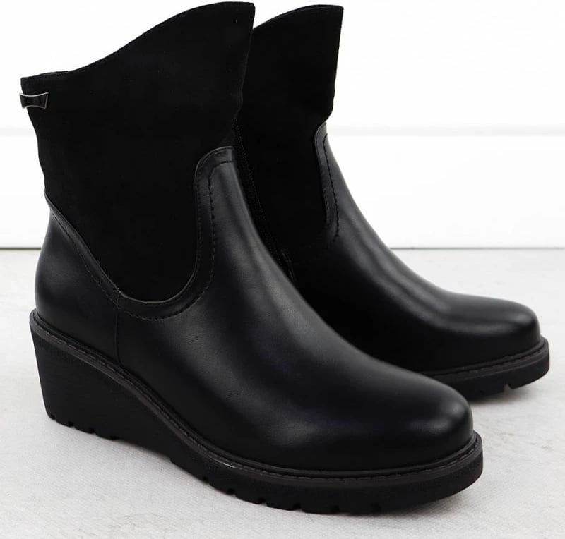 Çizme platforme për femra M.Daszyński 2510, të zeza