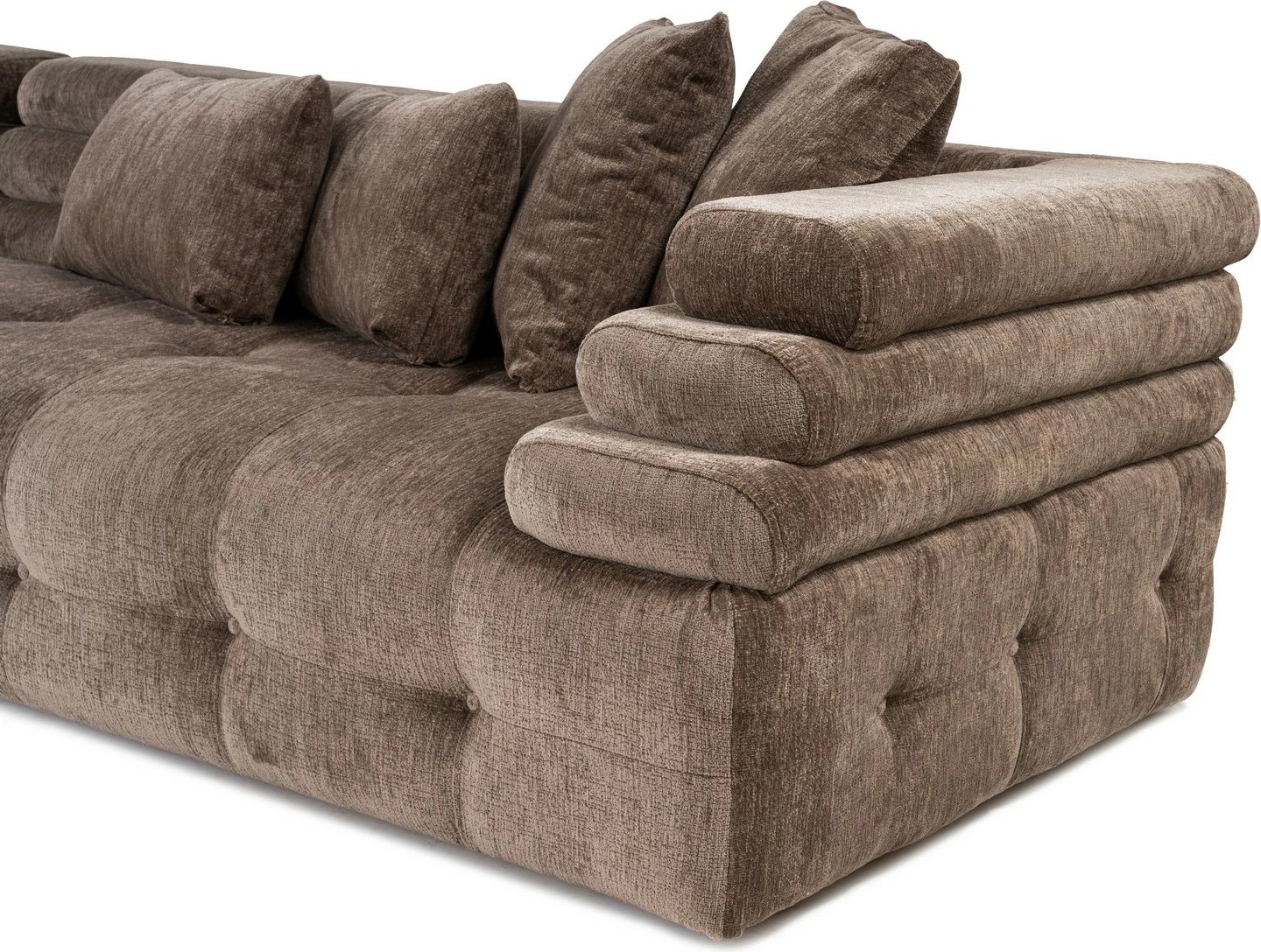 Kënd-sofë Boston, kënd majtas, gri, Atelier del Sofa (Chl-2R)