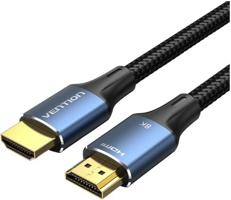Kabel HDMI Vention, HDMI 2.1, 3m, 8K 60Hz, 4K 120Hz, zi-kaltër
