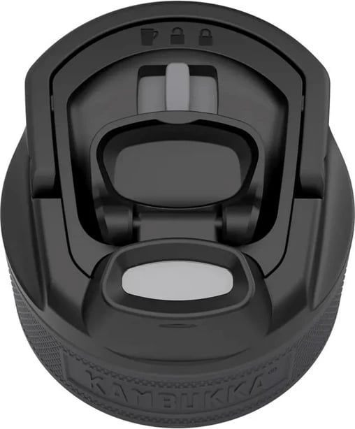 Kapak 3-në-1 për gota Kambukka Elton, i zi