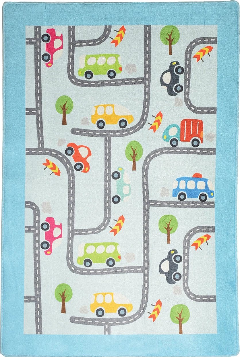 Qilim për fëmijë, dizajn makina, 100x160cm, Conceptum Hypnose