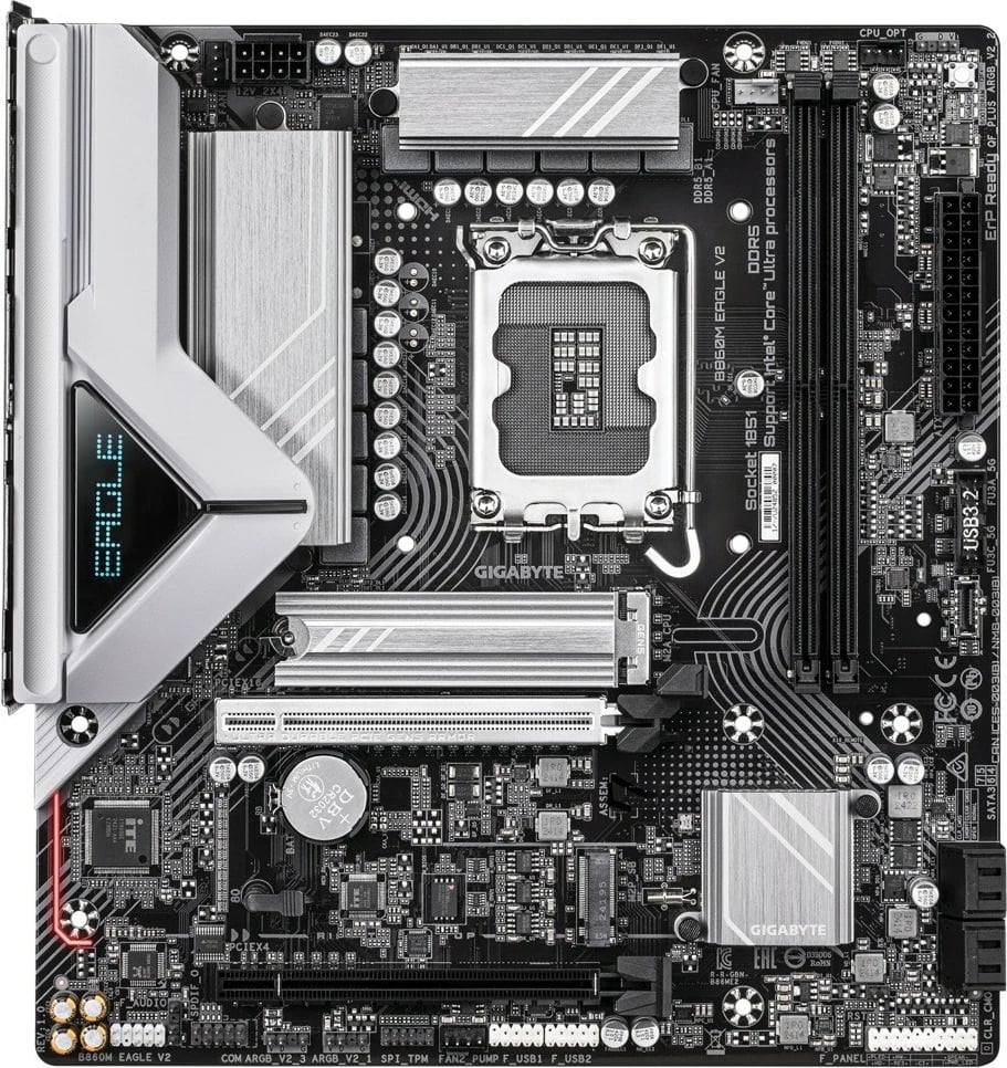 Pllakë amë Gigabyte B860M EAGLE V2, LGA1851, DDR5, micro ATX