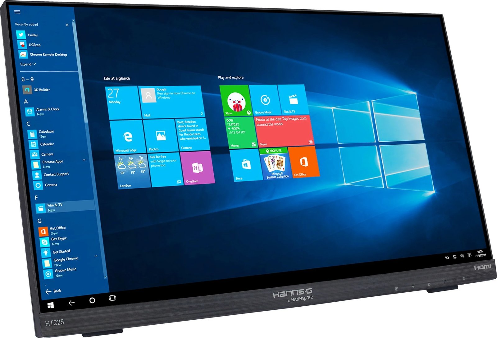 Monitor me prekje Hannspree HT225HPB 21.5 inç Full HD LED zi