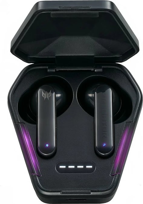 Kufje gaming Acer Predator Galea 330 wireless, Bluetooth 5.3, me ndriçim, të zeza