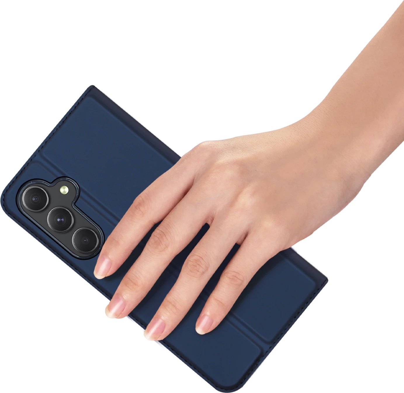 Mbështjellës Dux Ducis Skin Pro për Samsung Galaxy A35 5G, me kapak, Blu