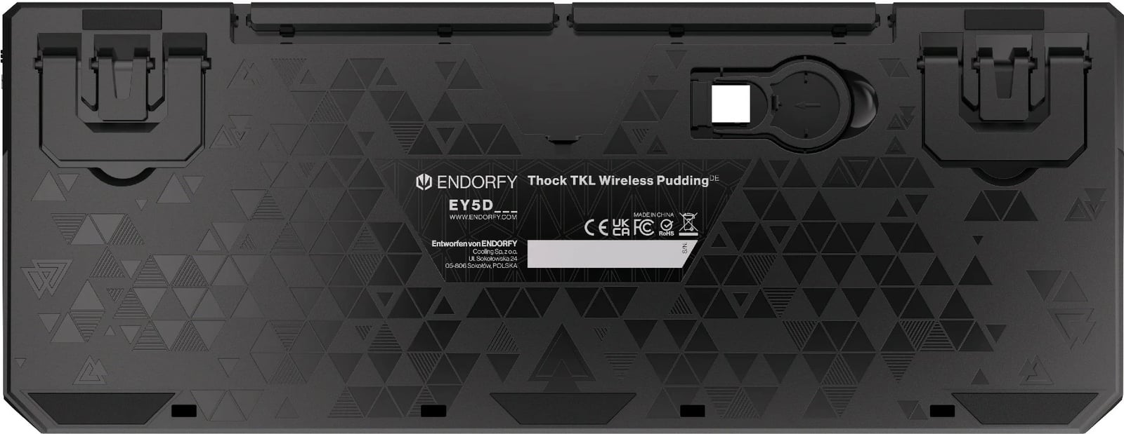 Tastierë mekanike wireless Endorfy Thock TKL Pudding, RGB, Kailh Box Red, 87 taste, e zezë