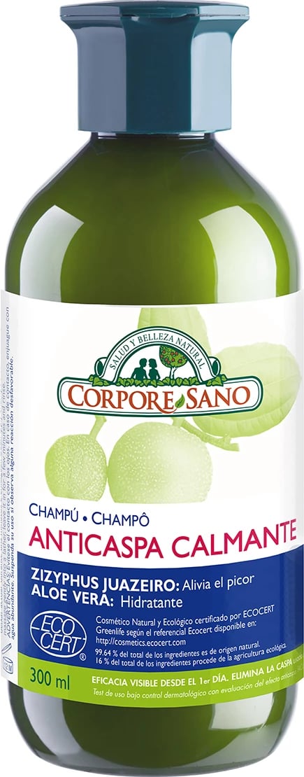 Shampon antikaspë CORPORE Champu Anticaspa Calmante 300ml unisex