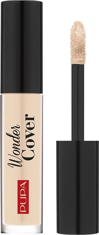 Korrektor për femra Pupa Milano Wonder Cover Total Coverage Concealer 002 Light Beige 4.2ml