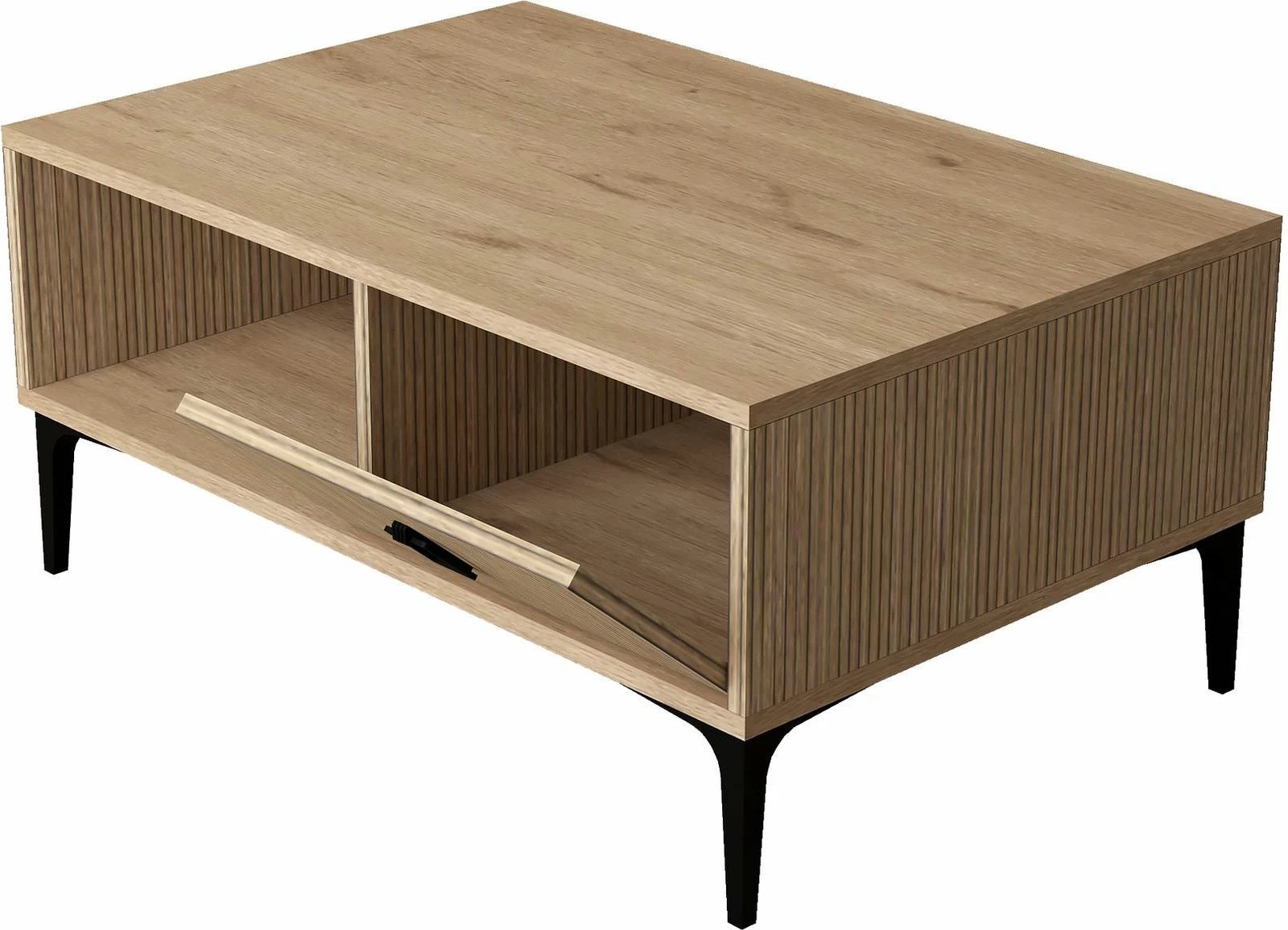 Tavolinë e ulët për kafe, ngjyrë lis safir, Skye Decor, 2004 Sare