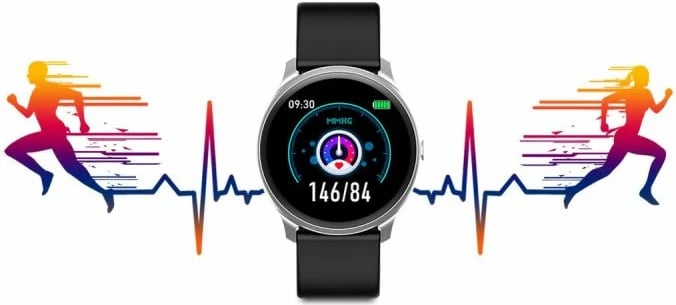 Smartwatch unisex G. Rossi, e zezë
