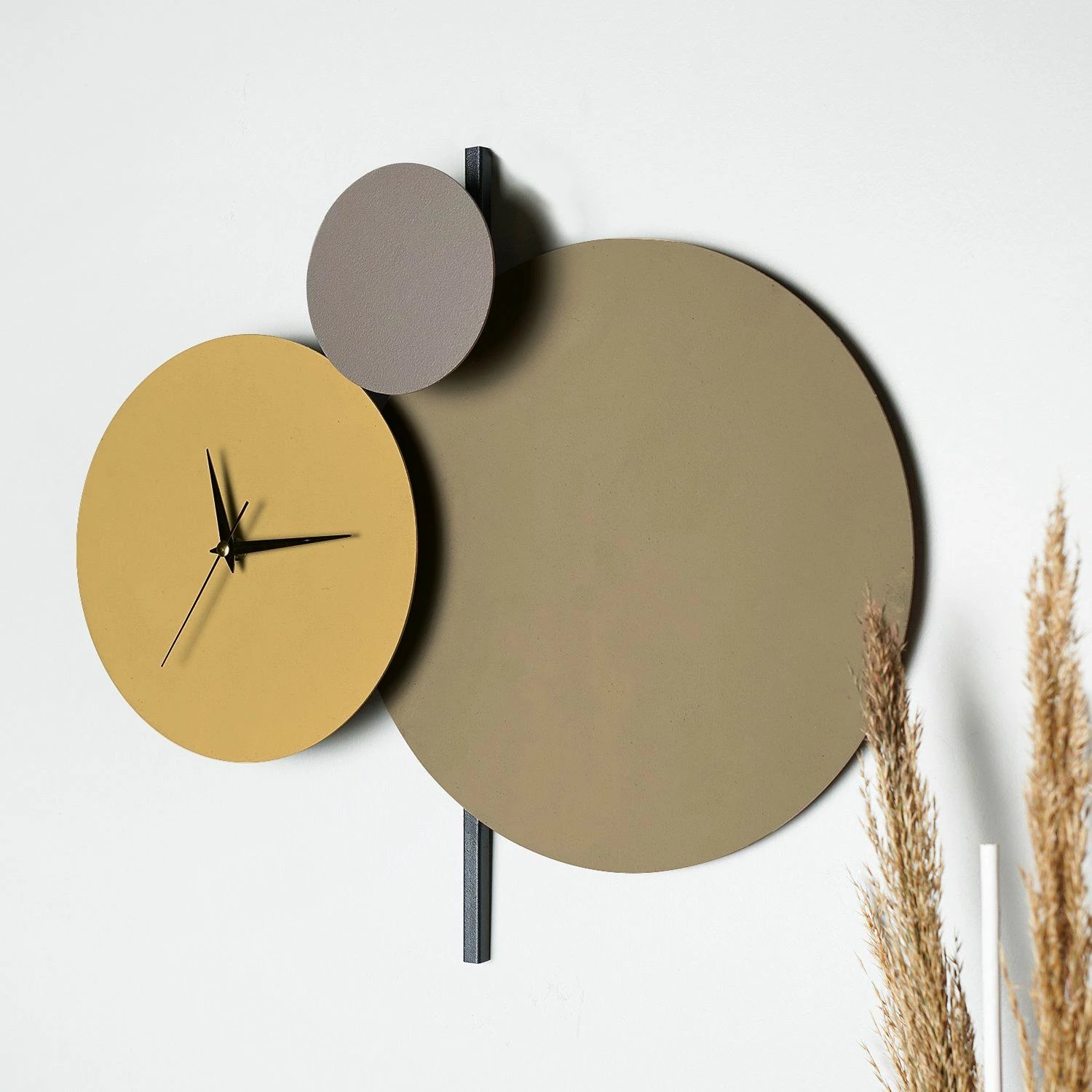 Orë muri dekorative metalike Wallity, Pavimento, bezhë