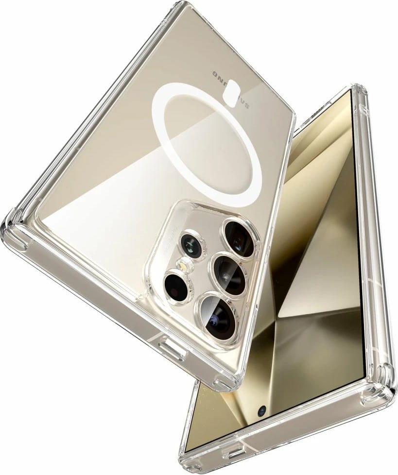 Mbështjellës ESR Classic Hybrid HaloLock për Samsung Galaxy S24 Ultra, MagSafe, Transparent