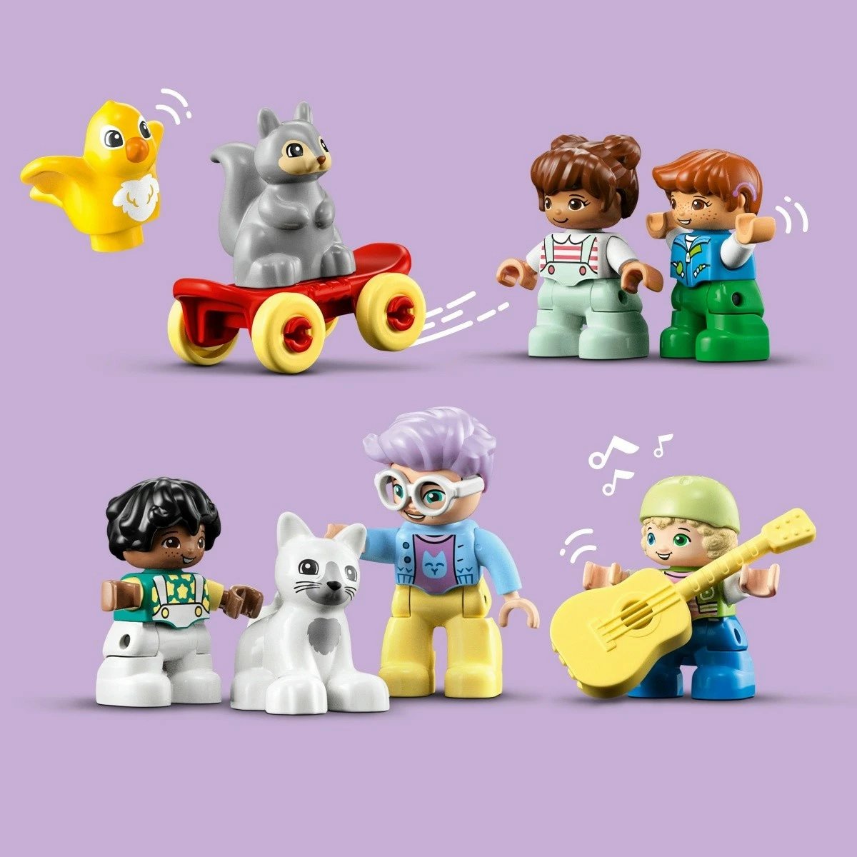 Set lodrash LEGO DUPLO Tree House 3 in 1, 126 pjesë, për fëmijë, shumëngjyrëshe