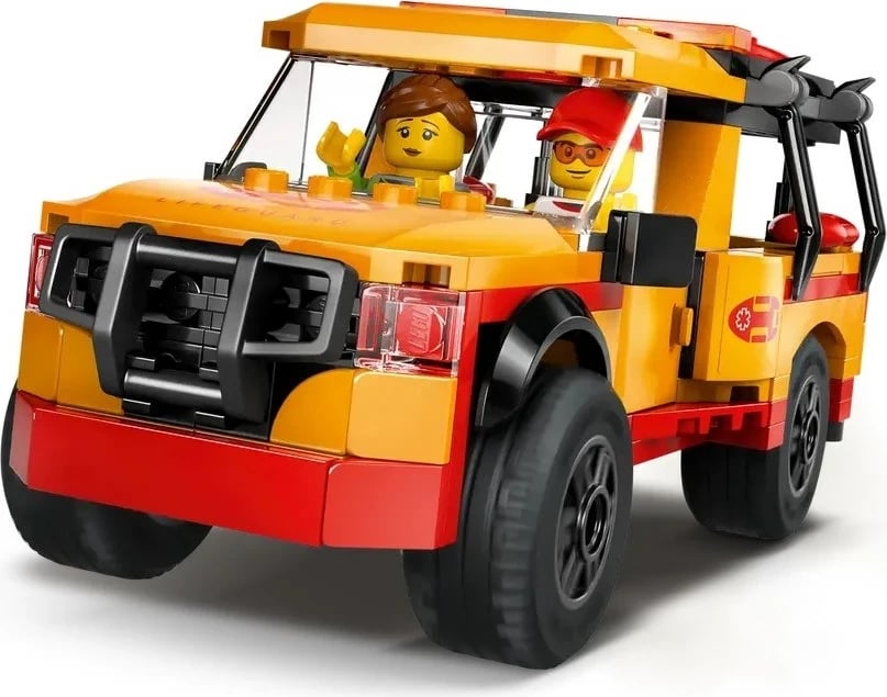 Set LEGO City 60453, Kamion shpëtimi plazhi, 2 minifigura