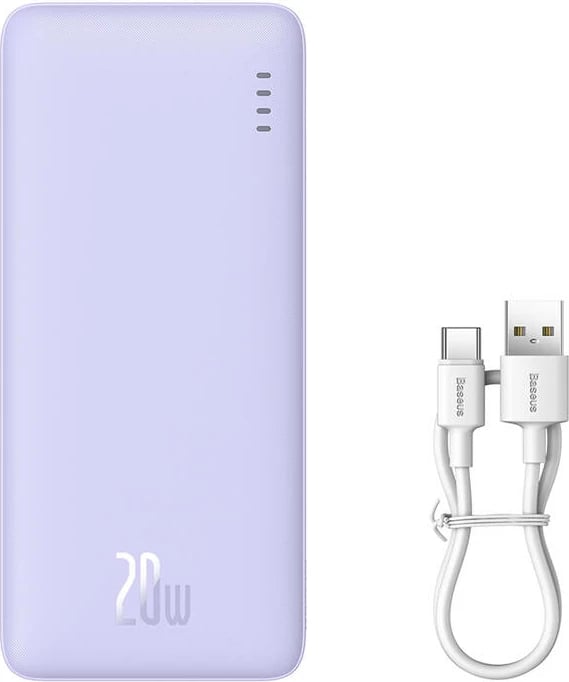 Powerbank Baseus Airpow 10000mAh 20W, vjollcë
