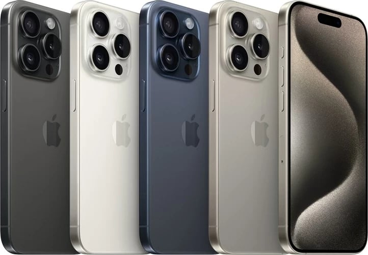 Apple iPhone 15 Pro, 6.1", 512GB, natural titanium