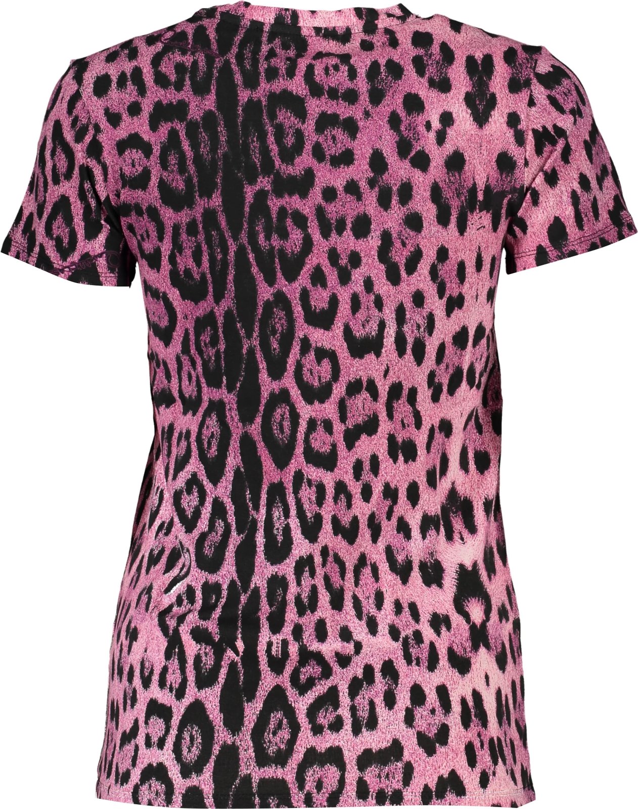 Maicë për femra CAVALLI CLASS me mëngë të shkurta, rozë