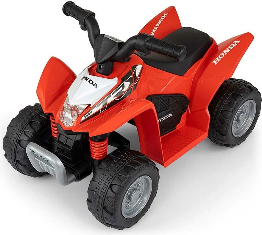 Katërçikël elektrik për fëmijë, Milly Mally Honda TRX 250X, 30W, bateri 6V 4.5Ah, shpejtësi 2.5–3 km/h, i kuq