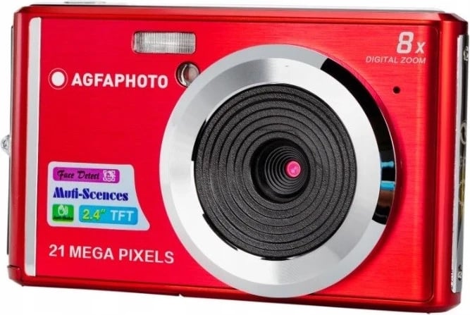 Kamera digjitale AgfaPhoto, 2.4", e kuqe
