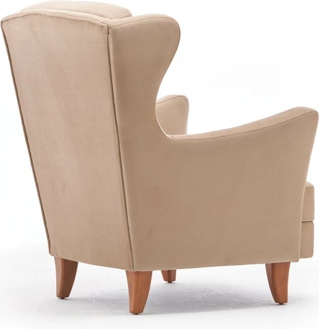 Karrige berjer Lola, krem, Atelier del Sofa