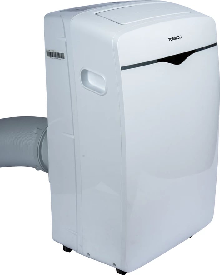 Kondicioner portativ monoblock, Tornado TPYAB-12ABG, 12K BTU, klasë A ftohje, ftohje/ngrohje, e bardhë me të zezë
