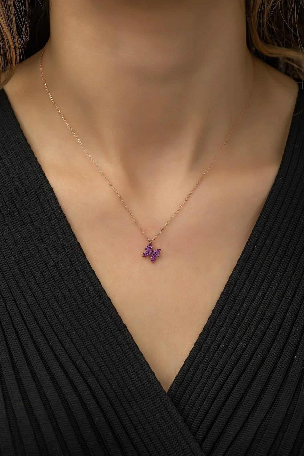 Varëse argjendi Jumeon, ngjyrë rozë e artë dhe fuchsia, TRDYL392