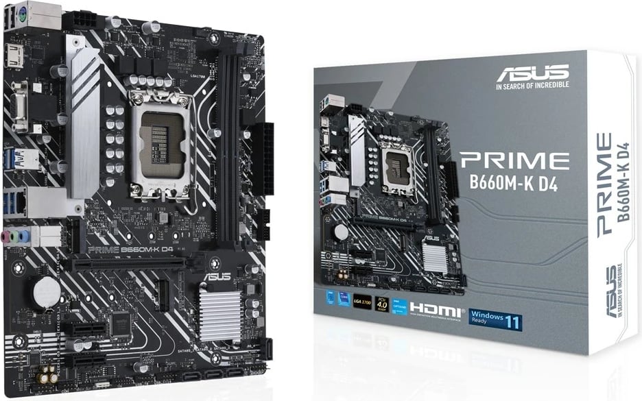 Pllakë amë ASUS PRIME B660M-K D4, Intel B660