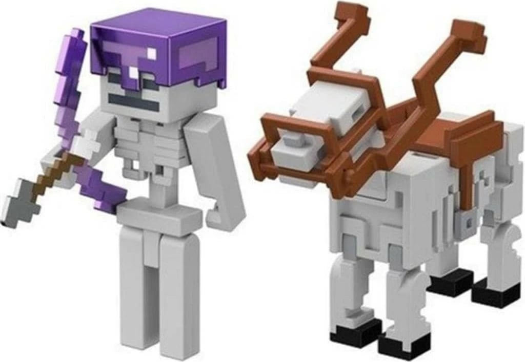 Set figurina Minecraft Mattel GTT53/HMD60, 2 copë, 8 cm