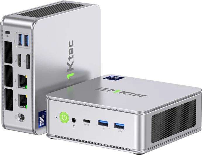 Kasë mini GMKtec K9, Intel Ultra 5 125H, 32GB RAM, 1TB SSD, Windows 11 Pro, Gri
