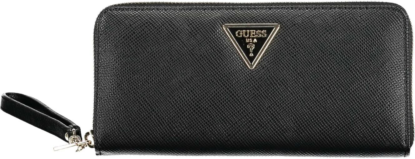 Portofol për femra GUESS JEANS, i zi